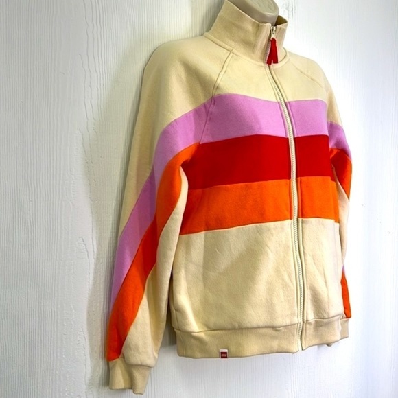 Lego For Target - Color Block Stripe Full Zip Track Jacket Sweatshirt Size Small - Picture 6 of 11